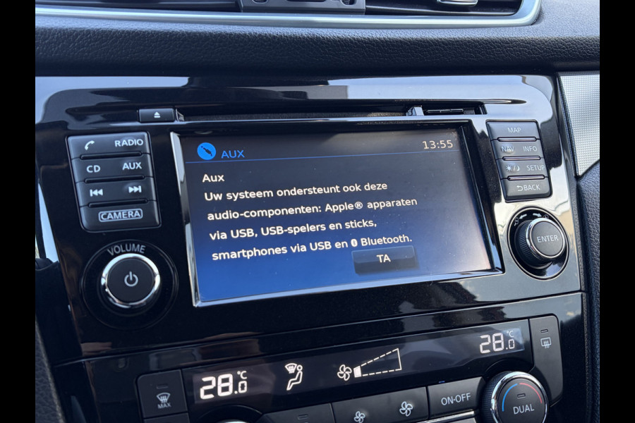 Nissan QASHQAI MOTORREVISIE 1.2 Tekna Trekhaak Pano 360° Nav/Cruise Orig.NL Voll.Onderhouden!