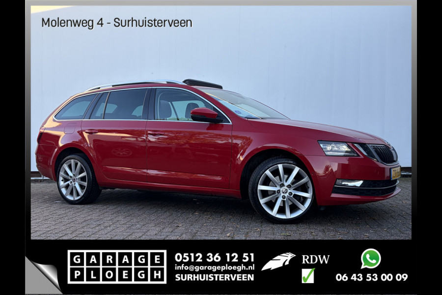 Škoda Octavia Combi 1.5 TSI Greentech Style Trekhaak Pano Leer Memory Canton Adap.Cruise Camera VOL!
