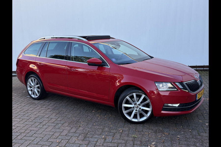 Škoda Octavia Combi 1.5 TSI Greentech Style Trekhaak Pano Leer Memory Canton Adap.Cruise Camera VOL!