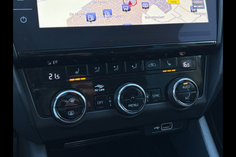 Škoda Octavia Combi 1.5 TSI Greentech Style Trekhaak Pano Leer Memory Canton Adap.Cruise Camera VOL!
