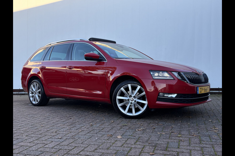 Škoda Octavia Combi 1.5 TSI Greentech Style Trekhaak Pano Leer Memory Canton Adap.Cruise Camera VOL!