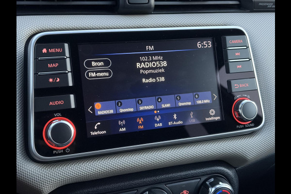 Nissan Micra 1.0 IG-T N-Connecta ✓1e Eigenaar✓Dealer Onderhouden✓Camera✓Carplay✓Navi✓Airco✓Cruise✓Pdc✓101pk✓Weinig Km✓Lm velgen✓N.A.P✓Apk tot 02-2028