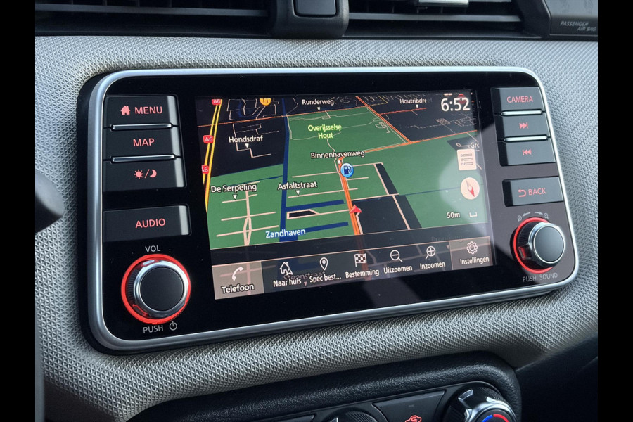 Nissan Micra 1.0 IG-T N-Connecta ✓1e Eigenaar✓Dealer Onderhouden✓Camera✓Carplay✓Navi✓Airco✓Cruise✓Pdc✓101pk✓Weinig Km✓Lm velgen✓N.A.P✓Apk tot 02-2028
