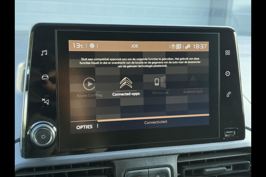 Citroën Berlingo 1.6 BlueHDI Club ✓D-riem vv in 2024✓Navi✓Carplay✓Airco✓Cruise✓Zijschuifdeur✓Lm velgen✓Bj 12-2018✓N.A.P✓Apk tot 09-2027
