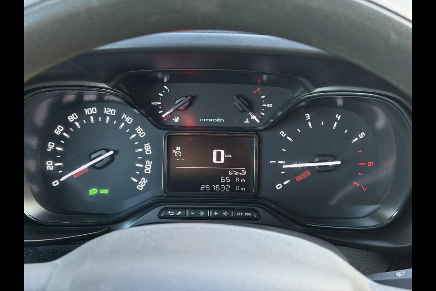Citroën Berlingo 1.6 BlueHDI Club ✓D-riem vv in 2024✓Navi✓Carplay✓Airco✓Cruise✓Zijschuifdeur✓Lm velgen✓Bj 12-2018✓N.A.P✓Apk tot 09-2027