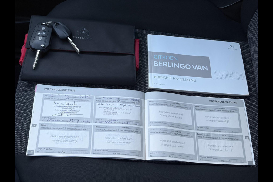 Citroën Berlingo 1.6 BlueHDI Club ✓D-riem vv in 2024✓Navi✓Carplay✓Airco✓Cruise✓Zijschuifdeur✓Lm velgen✓Bj 12-2018✓N.A.P✓Apk tot 09-2027