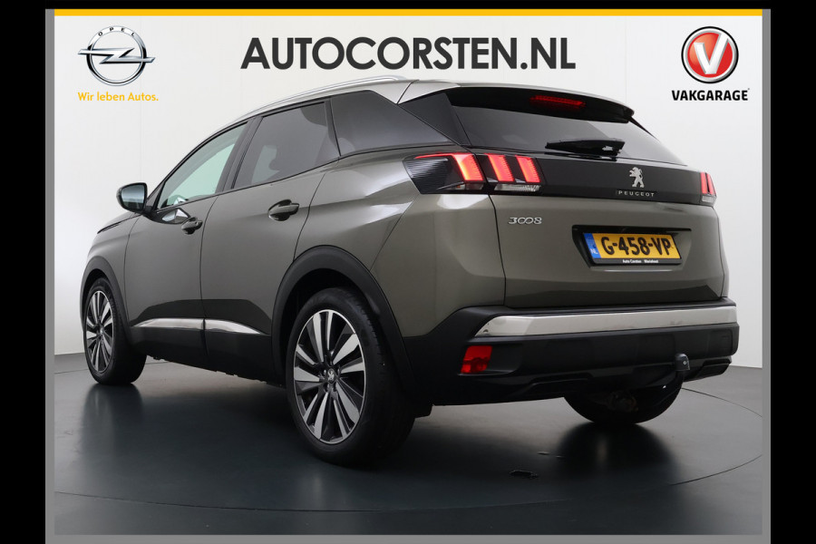 Peugeot 3008 131PK AUT-8 Navi 360°Camera Elektr.Stoel+Geheugen Apple Carplay Android Trekhaak Ergo-Comfort Stoelen Memory Ecc Cruise Control  Pack City Stoelverwarming Lmv Keyless Bluetooth Visio park 1 Privacy Glas Verkeersbord detectie Origineel Nederlandse Auto