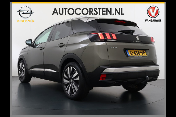 Peugeot 3008 131PK AUT-8 Navi 360°Camera Elektr.Stoel+Geheugen Apple Carplay Android Trekhaak Ergo-Comfort Stoelen Memory Ecc Cruise Control  Pack City Stoelverwarming Lmv Keyless Bluetooth Visio park 1 Privacy Glas Verkeersbord detectie Origineel Nederlandse Auto