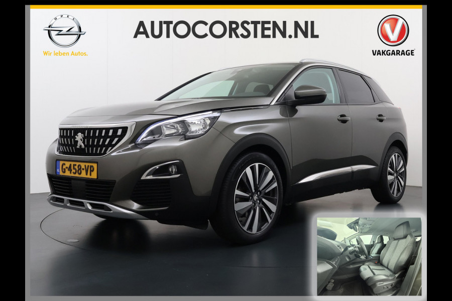 Peugeot 3008 131PK AUT-8 Navi 360°Camera Elektr.Stoel+Geheugen Apple Carplay Android Trekhaak Ergo-Comfort Stoelen Memory Ecc Cruise Control  Pack City Stoelverwarming Lmv Keyless Bluetooth Visio park 1 Privacy Glas Verkeersbord detectie Origineel Nederlandse Auto