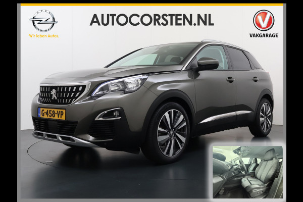 Peugeot 3008 131PK AUT-8 Navi 360°Camera Elektr.Stoel+Geheugen Apple Carplay Android Trekhaak Ergo-Comfort Stoelen Memory Ecc Cruise Control  Pack City Stoelverwarming Lmv Keyless Bluetooth Visio park 1 Privacy Glas Verkeersbord detectie Origineel Nederlandse Auto