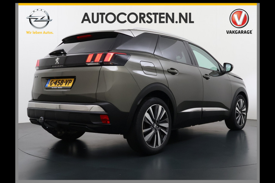 Peugeot 3008 131PK AUT-8 Navi 360°Camera Elektr.Stoel+Geheugen Apple Carplay Android Trekhaak Ergo-Comfort Stoelen Memory Ecc Cruise Control  Pack City Stoelverwarming Lmv Keyless Bluetooth Visio park 1 Privacy Glas Verkeersbord detectie Origineel Nederlandse Auto