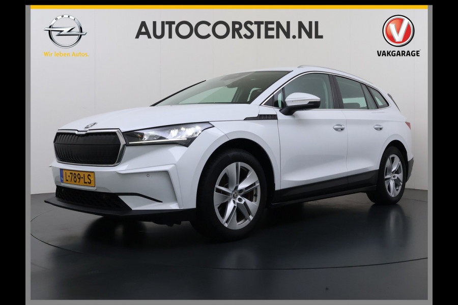 Škoda ENYAQ iV 80 204PK Warmtepomp Camera SOH 93% Navi 3-Zone Ecc Stuur+Stoelverwarming Android Auto Apple Carplay P-Assist Cruise Control Lane Assist Isofix Keyless-go 1e Eigenaar Origineel Nederlandse Auto