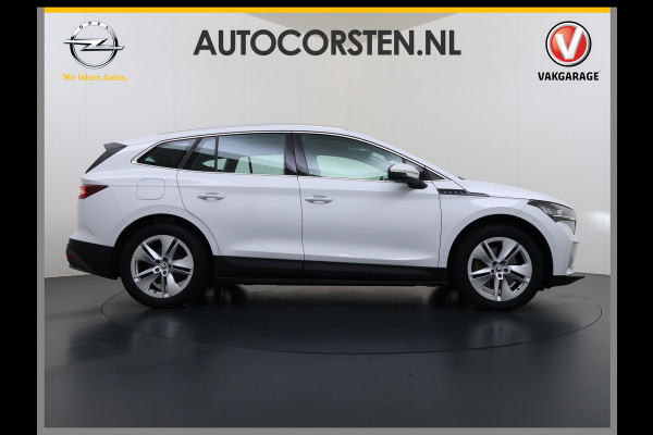 Škoda ENYAQ iV 80 204PK Warmtepomp Camera SOH 93% Navi 3-Zone Ecc Stuur+Stoelverwarming Android Auto Apple Carplay P-Assist Cruise Control Lane Assist Isofix Keyless-go 1e Eigenaar Origineel Nederlandse Auto
