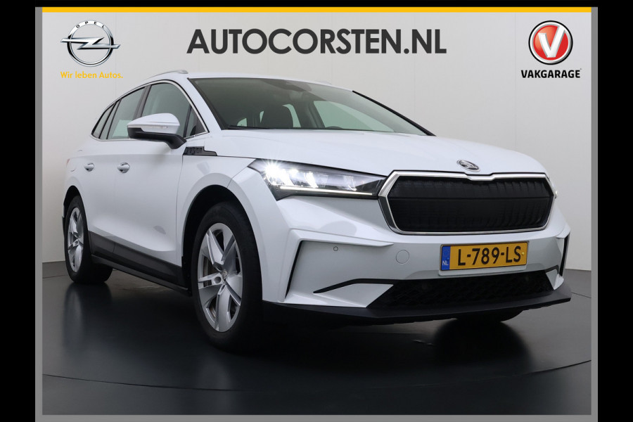 Škoda ENYAQ iV 80 204PK Warmtepomp Camera SOH 93% Navi 3-Zone Ecc Stuur+Stoelverwarming Android Auto Apple Carplay P-Assist Cruise Control Lane Assist Isofix Keyless-go 1e Eigenaar Origineel Nederlandse Auto