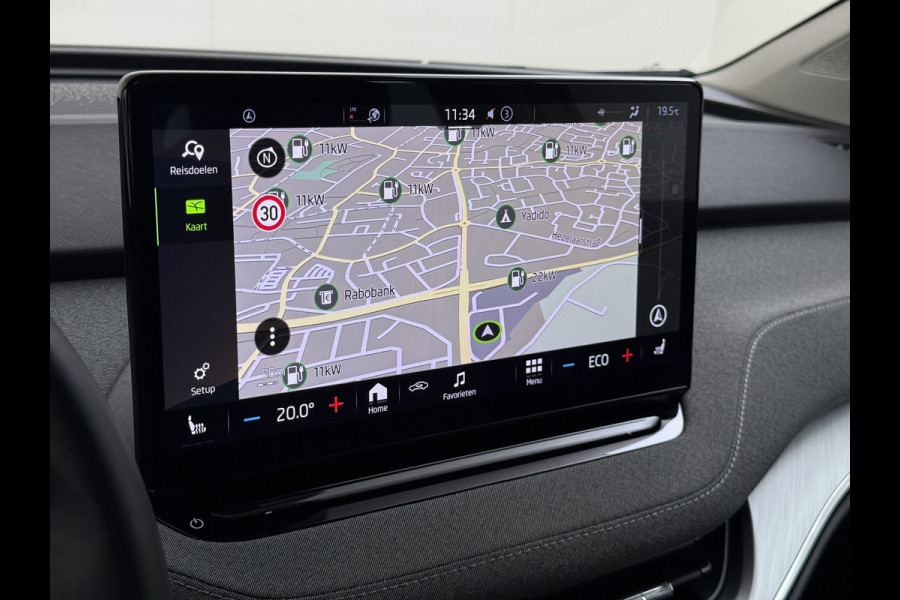 Škoda ENYAQ iV 80 204PK Warmtepomp Camera SOH 93% Navi 3-Zone Ecc Stuur+Stoelverwarming Android Auto Apple Carplay P-Assist Cruise Control Lane Assist Isofix Keyless-go 1e Eigenaar Origineel Nederlandse Auto