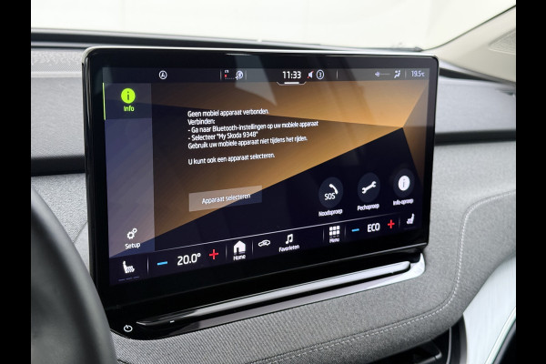 Škoda ENYAQ iV 80 204PK Warmtepomp Camera SOH 93% Navi 3-Zone Ecc Stuur+Stoelverwarming Android Auto Apple Carplay P-Assist Cruise Control Lane Assist Isofix Keyless-go 1e Eigenaar Origineel Nederlandse Auto