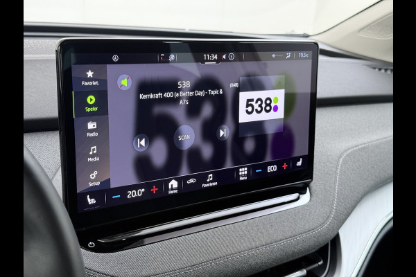 Škoda ENYAQ iV 80 204PK Warmtepomp Camera SOH 93% Navi 3-Zone Ecc Stuur+Stoelverwarming Android Auto Apple Carplay P-Assist Cruise Control Lane Assist Isofix Keyless-go 1e Eigenaar Origineel Nederlandse Auto