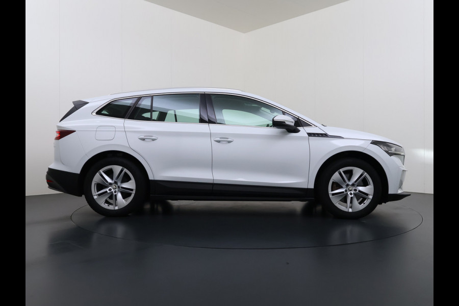 Škoda ENYAQ iV 80 204PK Warmtepomp Camera SOH 93% Navi 3-Zone Ecc Stuur+Stoelverwarming Android Auto Apple Carplay P-Assist Cruise Control Lane Assist Isofix Keyless-go 1e Eigenaar Origineel Nederlandse Auto