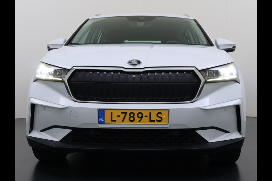 Škoda ENYAQ iV 80 204PK Warmtepomp Camera SOH 93% Navi 3-Zone Ecc Stuur+Stoelverwarming Android Auto Apple Carplay P-Assist Cruise Control Lane Assist Isofix Keyless-go 1e Eigenaar Origineel Nederlandse Auto