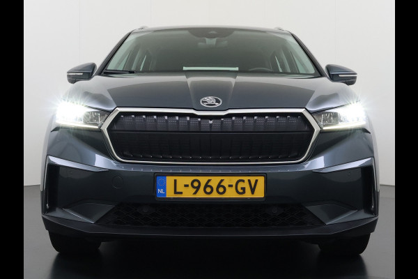 Škoda ENYAQ iV 80 204PK Trekhaak Warmtepomp Stuur+Stoelverwarming 3-Zone Ecc Camera Apple Carplay Android Auto P-Assist SOH 87% Isofix Pdc Lmv Led DAB Cruise Control Rijstrooksensor 1.000KG Trekgewicht Origineel Nederlandse Auto