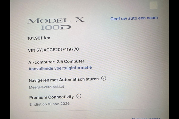 Tesla Model X 100D 6p. | EERSTE EIGENAAR | NIEUWSTAAT