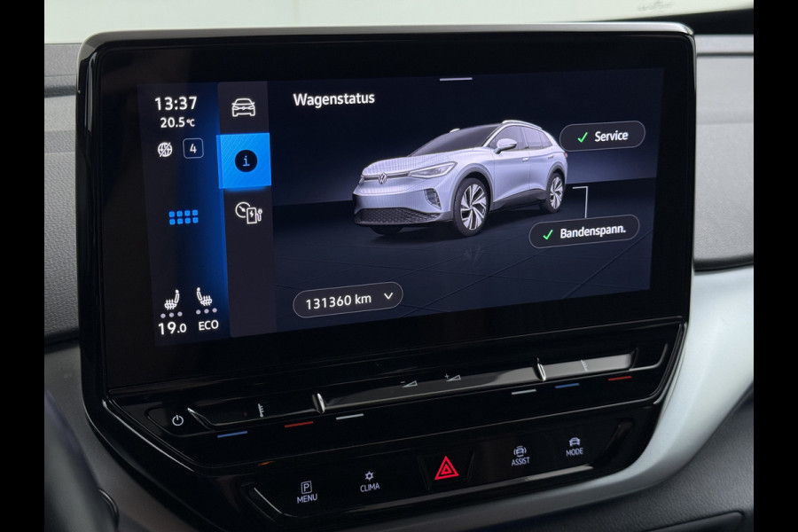 Volkswagen ID.4 First 82kWh 204PK SOH 90% Trekhaak Warmtepomp Lmv 20" Adap.Cruise Stoel+Stuurverwarming Camera Navi Android Auto Apple Carplay S Privacy Glas Isofix Led Rijstrooksensor 1.000KG Trekgewicht 1e Eigenaar Origineel Nederlandse Auto