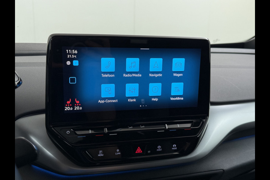Volkswagen ID.4 82kWh 204PK 90%SOH Trekhaak Adap.Cruise Stoelverwarming Apple Carplay Android Auto Navi Ecc Pdc Privacy Glas Led Isofix DAB Bluetooth All Seasonbanden Voorruitverwarming Wifi 1.000KG Trekgewicht 1e Eigenaar Origineel Nederlandse Auto