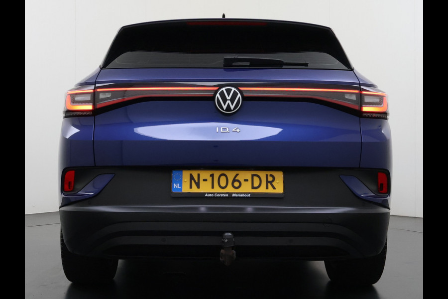 Volkswagen ID.4 82kWh 204PK 90%SOH Trekhaak Adap.Cruise Stoelverwarming Apple Carplay Android Auto Navi Ecc Pdc Privacy Glas Led Isofix DAB Bluetooth All Seasonbanden Voorruitverwarming Wifi 1.000KG Trekgewicht 1e Eigenaar Origineel Nederlandse Auto