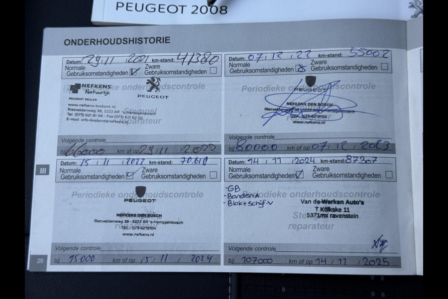 Peugeot 2008 1.2 PureTech Allure Navi|Pano|D-riem vv in 2025|Camera|Clima|Cruise|Carplay|N.A.P|Nieuwe APK bij Aflevering