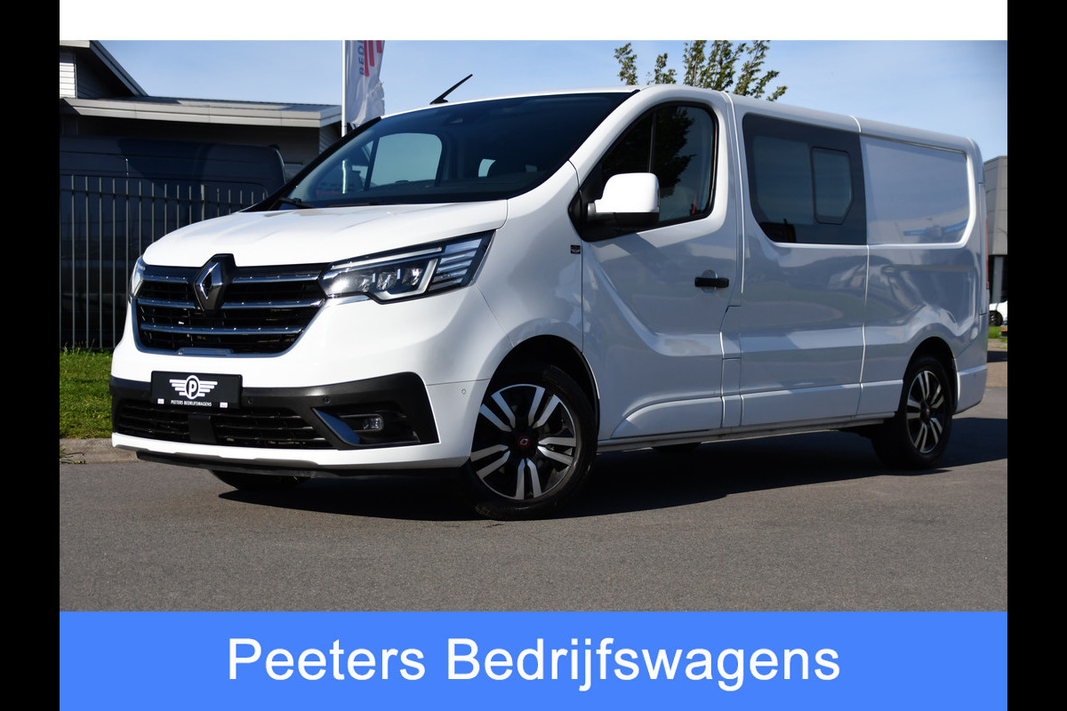 Renault Trafic 2.0 dCi 150 T29 L2H1 DC Luxe Camera, Cruise, Carplay, LED, Clima, Mulitmedia, Automaat, Trekhaak, Sensoren, Uniek!