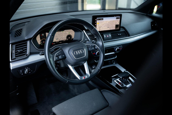 Audi Q5 50 TFSI e S edition | Facelift | Black optic | Panoramadak | Trekhaak | Adaptive cruise control | Camera