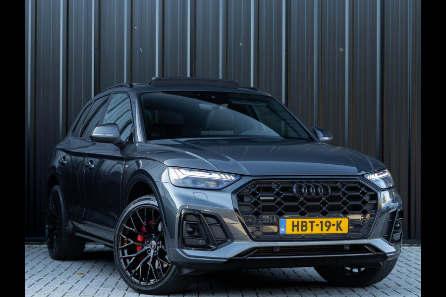 Audi Q5 50 TFSI e S edition | Facelift | Black optic | Panoramadak | Trekhaak | Adaptive cruise control | Camera