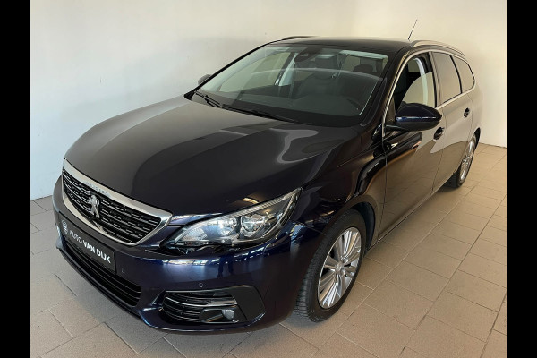 Peugeot 308 SW 1.2 PureTech Blue Lease Premium PANO AIRCO NAVI CRUISE BLUETOOTH TREKHAAK ELEK RAMEN CENT VERG KEURIGE AUTO