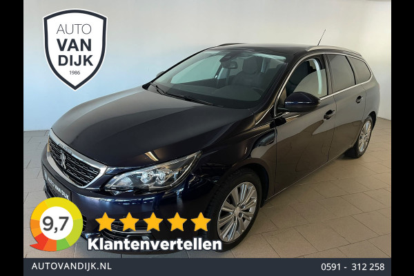 Peugeot 308 SW 1.2 PureTech Blue Lease Premium PANO AIRCO NAVI CRUISE BLUETOOTH TREKHAAK ELEK RAMEN CENT VERG KEURIGE AUTO