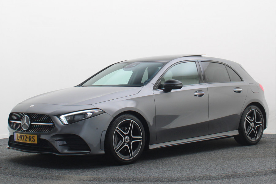 Mercedes-Benz A-Klasse 180 Business Solution AMG Panoramadak, Memory-Stoelen, Camera, Virtual Cockpit, Sfeerverlichting, LED, 18''