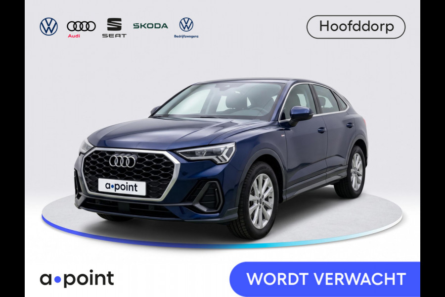 Audi Q3 Sportback 45 TFSI e Advanced Edition 245 pk S-Tronic | Navigatie | Parkeersensoren | Achteruitrijcamera | Adaptieve cruise control | Stuur/Stoelverwarming | Lederen bekleding | Elektr. Achterklep |