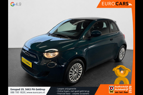 Fiat 500E 42 kWh DEMO ! Navigatie by Apple Carplay Android Auto camera Parkeersensoren rondom Dodehoekdetectie Cruise Control Stoelverwarming Keyless Entry Climate Control