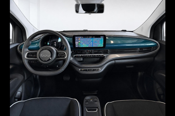 Fiat 500E 42 kWh DEMO ! Navigatie by Apple Carplay Android Auto camera Parkeersensoren rondom Dodehoekdetectie Cruise Control Stoelverwarming Keyless Entry Climate Control
