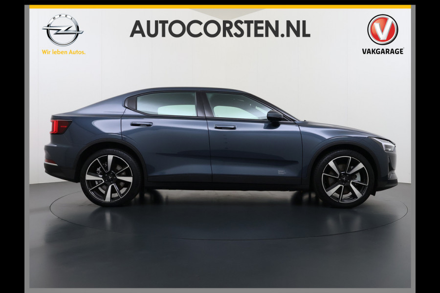 Polestar 2 Dual Motor Long Range 78kWh 408PK SOH 90% Google®-Maps Navi Camera Apple Carplay Android Auto Elek.Stoelen Memory Elek.Achterkle Keyless Bluetooth Led Lmv Isofix Rijstrooksensor Origineel Nederlandse Auto Dealeronderhouden