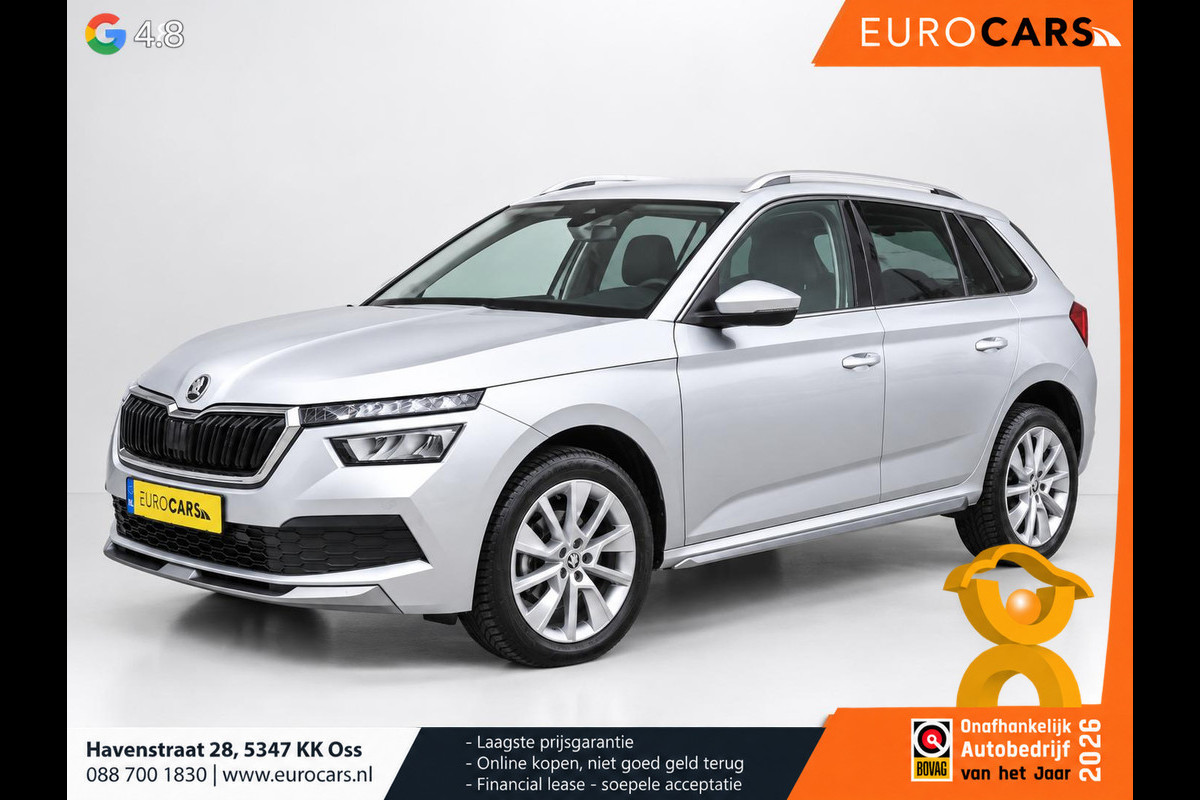 Škoda Kamiq 1.0 TSI 110pk DSG Style Navigatie Apple Carplay/Android Auto Adaptive Cruise control Parkeer sensoren Lichtmetalen Velgen
