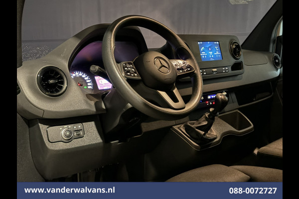 Mercedes-Benz Sprinter 317 CDI 170pk L3H2 Euro6 Airco | 360 Graden Camera | Navigatie | Chauffeursstoel | Apple Carplay Cruisecontrol, Android Auto, Stoelverwarming, 270 Graden Achterdeuren, Parkeersensoren, Bijrijdersbank