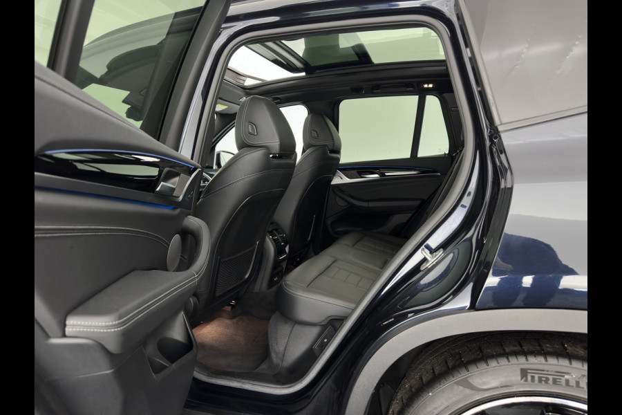BMW iX3 High Executive 80 kWh [3-Fase-11kW] {SoH-99%} (INCL-BTW) Aut. *PANO | LEATHER | HARMAN/KARDON | ADAPTIVE-CRUISE | FULL-LED | BLINDSPOT | MEMORY-PACK | DIGI-COCKPIT | HEATED-SPORTSEATS | KEYLESS | CAMERA | DAB+ | TOWBAR | HEAD-UP | 20''AL
