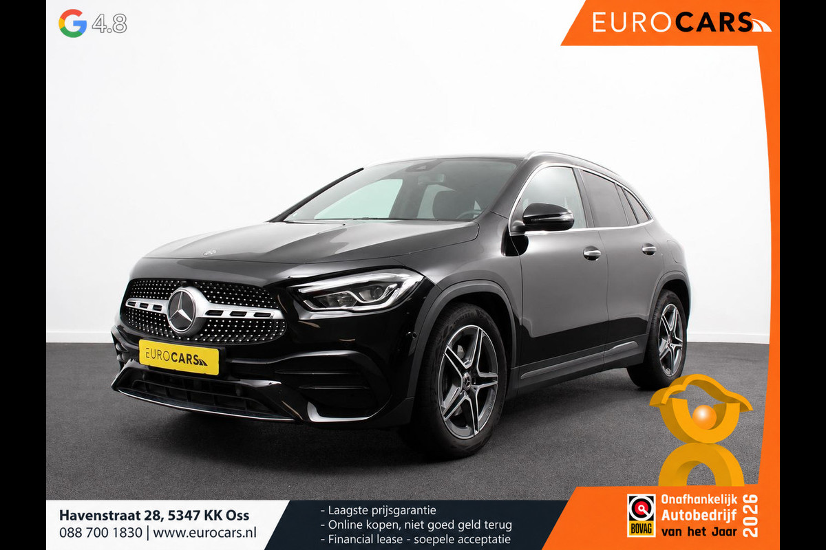 Mercedes-Benz GLA 200 Automaat AMG Line Navigatie Climate Control Camera Parkeer sensoren Stoelverwarming Electrisch bedienbare achterklep Dab Led Sfeerverlichting Extra Getint Glas