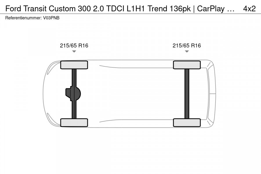Ford Transit Custom 300 2.0 TDCI L1H1 Trend 136pk | CarPlay | Stuur + stoelverwarming | Camera | Cruise | Laadvloer | LED | #84939