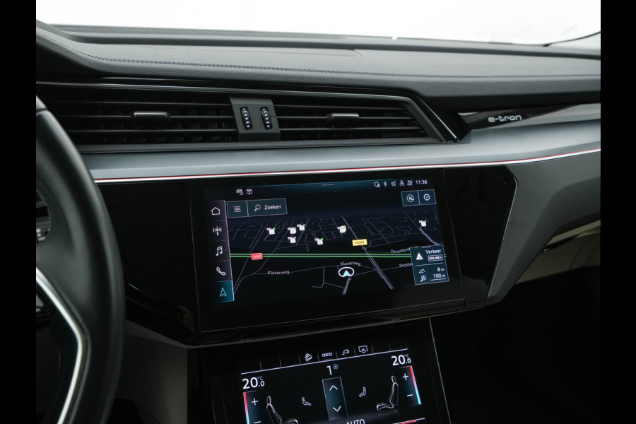 Audi Q8 e-tron 50 quattro Advanced Edition 95 kWh [3-Fase-22kW] {SoH-99%} (INCL-BTW)  Aut. *LEATHER | FULL-LED | MEMORY-PACK | ADAPTIVE-CRUISE | CAMERA | PRIVACY-GLASS | DIGI-COCKPIT | SHIFTPADDLES | DAB | AMBIENTLIGHT | TOWBAR | 20''ALU*