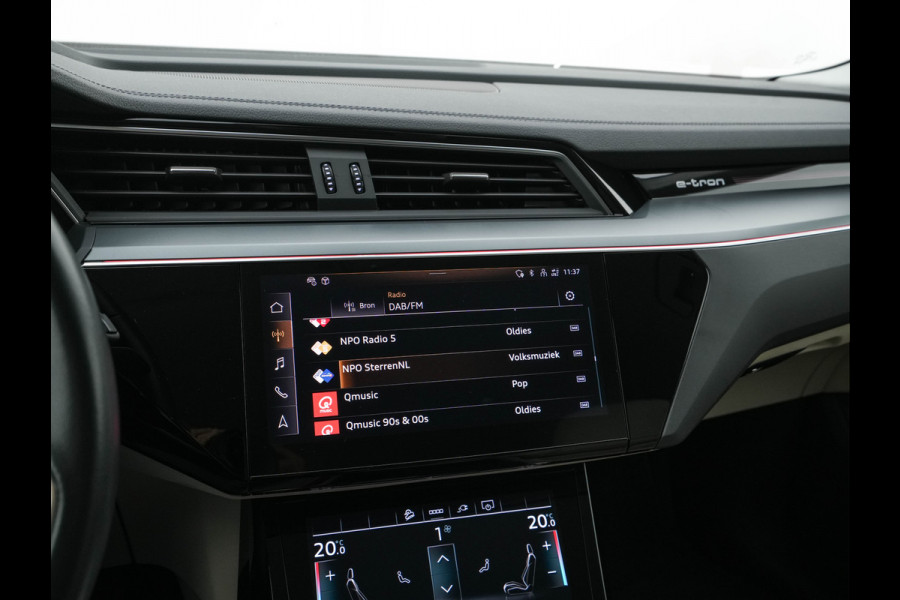 Audi Q8 e-tron 50 quattro Advanced Edition 95 kWh [3-Fase-22kW] {SoH-99%} (INCL-BTW)  Aut. *LEATHER | FULL-LED | MEMORY-PACK | ADAPTIVE-CRUISE | CAMERA | PRIVACY-GLASS | DIGI-COCKPIT | SHIFTPADDLES | DAB | AMBIENTLIGHT | TOWBAR | 20''ALU*