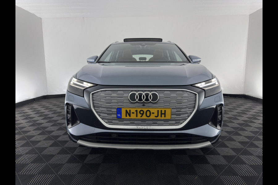 Audi Q4 e-tron 35 Launch edition Advanced Plus 55 kWh (INCL-BTW) Aut. *HEAT-PUMP | PANO | LEATHER | ADAPTIVE-CRUISE | MATRIX-LED | KEYLESS | SONOS-SOUND |  DIGI-COCKPIT | DAB | CARPLAY | HEATED-SPORTSEATS | CRUISE | 19''ALU*