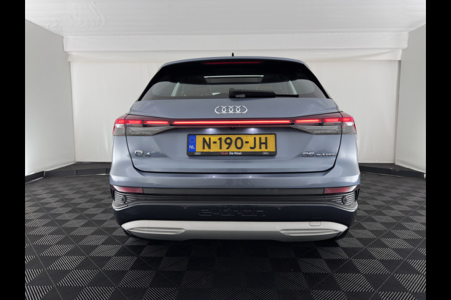Audi Q4 e-tron 35 Launch edition Advanced Plus 55 kWh (INCL-BTW) Aut. *HEAT-PUMP | PANO | LEATHER | ADAPTIVE-CRUISE | MATRIX-LED | KEYLESS | SONOS-SOUND |  DIGI-COCKPIT | DAB | CARPLAY | HEATED-SPORTSEATS | CRUISE | 19''ALU*