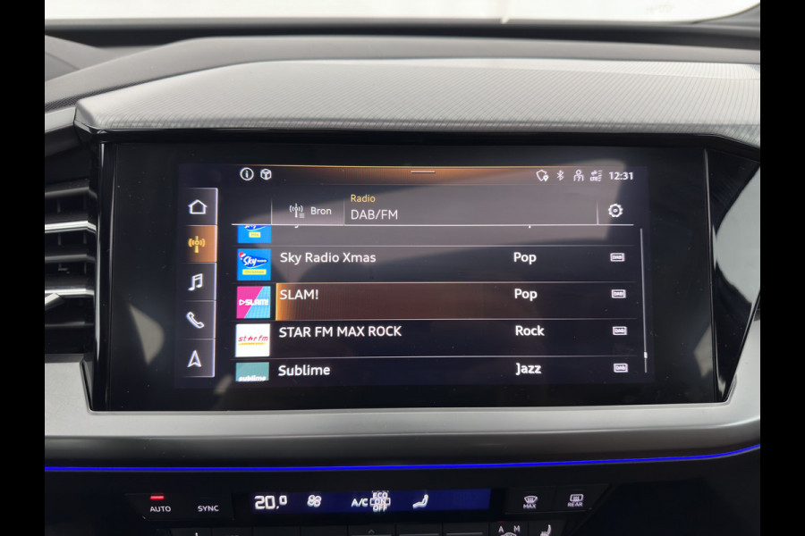 Audi Q4 e-tron 35 Launch edition Advanced Plus 55 kWh (INCL-BTW) Aut. *HEAT-PUMP | PANO | LEATHER | ADAPTIVE-CRUISE | MATRIX-LED | KEYLESS | SONOS-SOUND |  DIGI-COCKPIT | DAB | CARPLAY | HEATED-SPORTSEATS | CRUISE | 19''ALU*