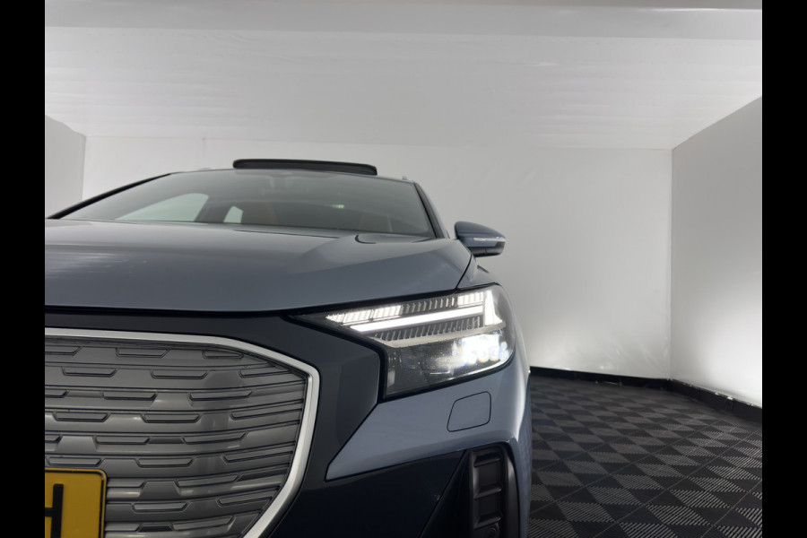 Audi Q4 e-tron 35 Launch edition Advanced Plus 55 kWh (INCL-BTW) Aut. *HEAT-PUMP | PANO | LEATHER | ADAPTIVE-CRUISE | MATRIX-LED | KEYLESS | SONOS-SOUND |  DIGI-COCKPIT | DAB | CARPLAY | HEATED-SPORTSEATS | CRUISE | 19''ALU*